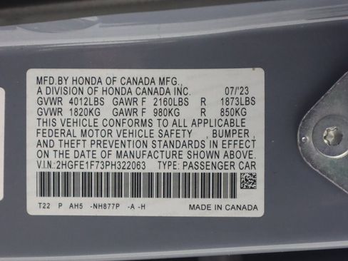 Used 2023 Honda Civic EX image 52