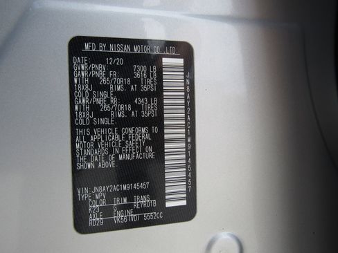 Used 2021 Nissan Armada SV RWD image 29