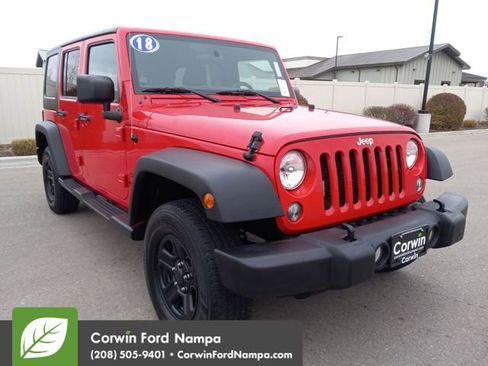 Used 2018 Jeep Wrangler Unlimited Sport w/ Connectivity Group image 1