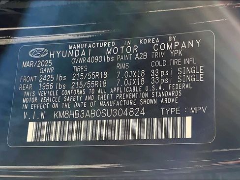 Certified 2025 Hyundai Kona SEL image 33