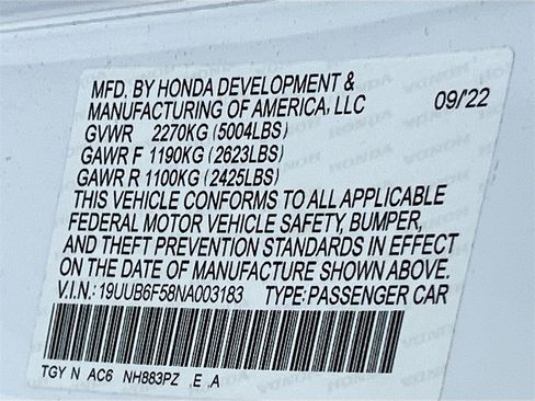 Used 2022 Acura TLX SH-AWD w/ A-SPEC Pkg image 33