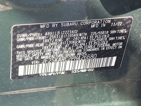 Certified 2023 Subaru Forester Touring AWD/4WD image 28