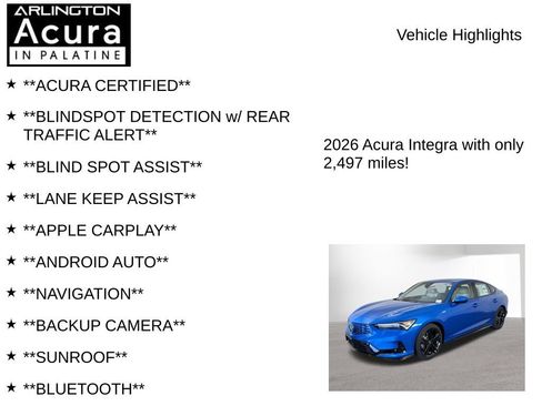 Used 2026 Acura Integra A-Spec FWD image 7
