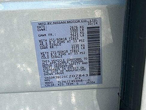 Used 2025 Nissan Pathfinder SV AWD/4WD image 32