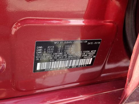 Used 2019 Subaru Legacy 2.5i Limited AWD/4WD image 21