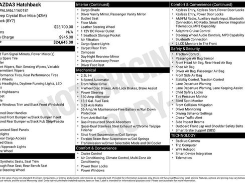 Used 2020 MAZDA MAZDA3 Hatchback image 3