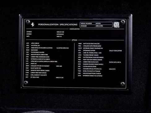 Certified 2025 Ferrari 296 GTB RWD image 58
