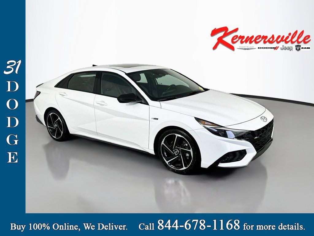 Used 2021 Hyundai Elantra N Line FWD image 1