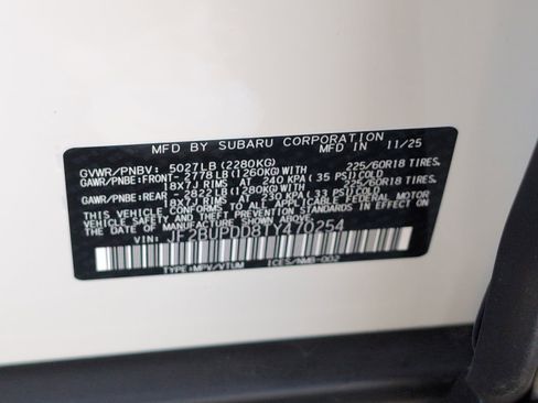 New 2026 Subaru Outback Limited w/ Premium/Limited Package image 22