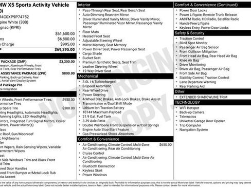 Used 2023 BMW X5 sDrive40i w/ M Sport Package RWD image 11