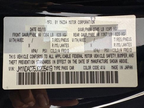 Used 2018 MAZDA MX-5 Miata Club image 24