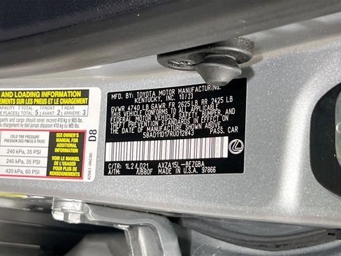 Used 2024 Lexus ES 250 w/ Premium Package AWD/4WD image 32