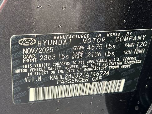 New 2026 Hyundai Sonata Blue image 21