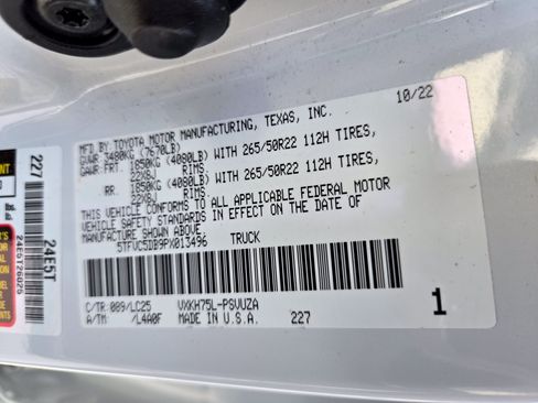 Used 2023 Toyota Tundra Capstone AWD/4WD image 30