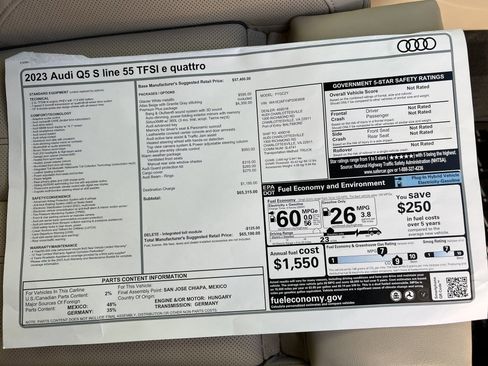 Used 2023 Audi Q5 e Premium Plus image 33