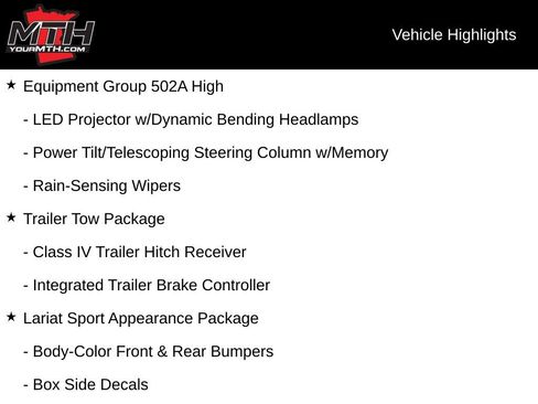 Used 2023 Ford F150 Lariat w/ Equipment Group 502A High image 10