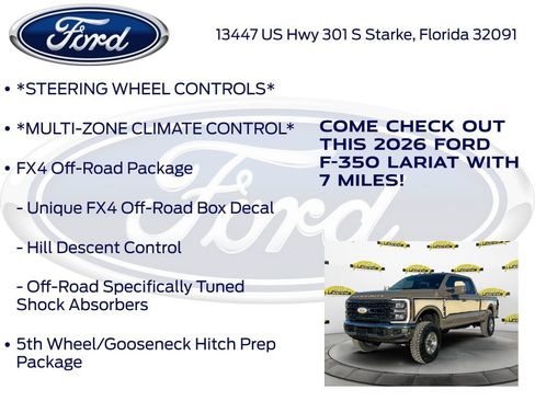 New 2026 Ford F350 Lariat image 15