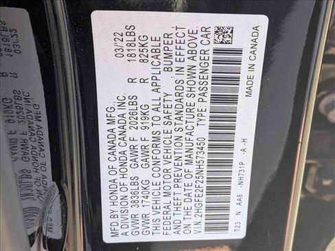 Used 2022 Honda Civic LX image 15