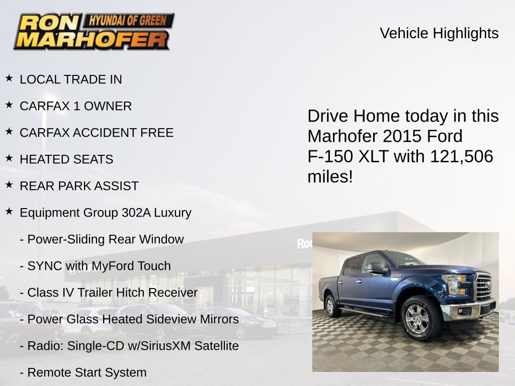 Used 2015 Ford F150 XLT w/ Equipment Group 302A Luxury AWD/4WD image 15