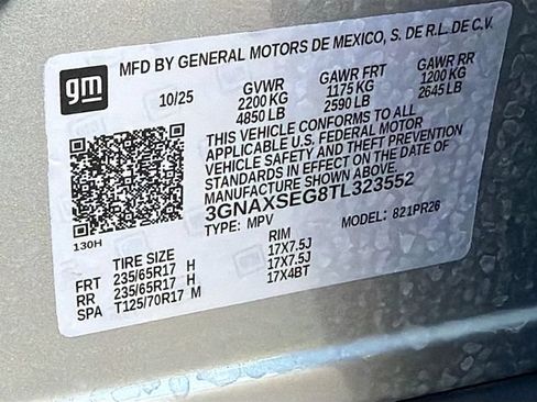 Used 2026 Chevrolet Equinox ACTIV w/ LPO, Floor Liner Package AWD/4WD image 30