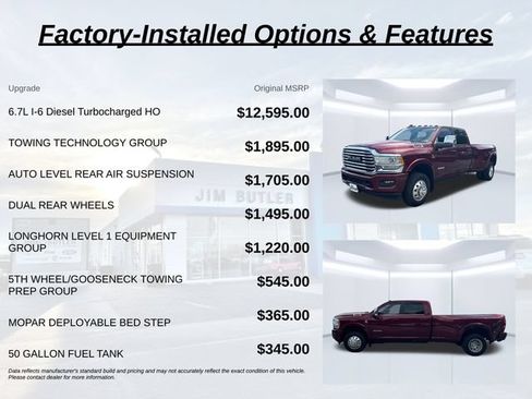 Used 2024 RAM 3500 Limited w/ Towing Technology Group AWD/4WD image 3