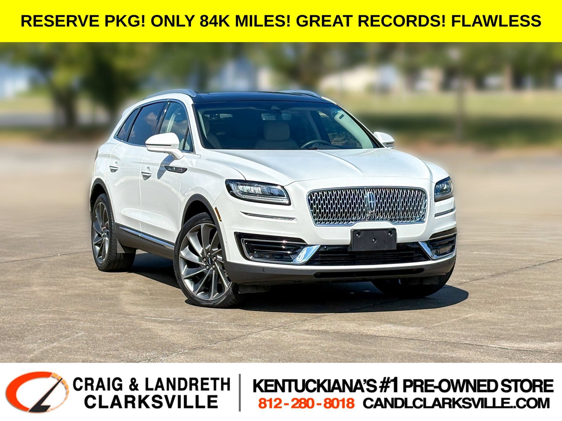 Used 2020 Lincoln Nautilus Reserve w/ Equipment Group 201A FWD image 1