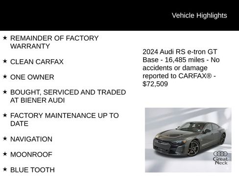 Used 2024 Audi RS e-tron GT w/ Carbon Performance Package image 8