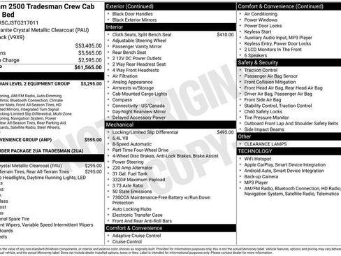New 2026 RAM 2500 Tradesman AWD/4WD image 13
