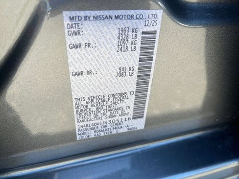 Used 2026 Nissan Altima 2.5 SV FWD image 29