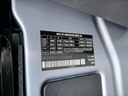 New 2025 Mercedes-Benz Sprinter 2500 image 12