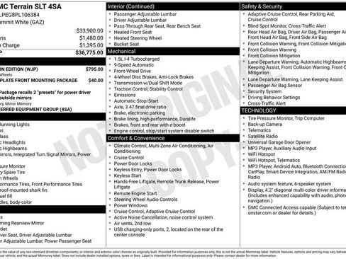 Used 2023 GMC Terrain SLT w/ Elevation Edition FWD image 36