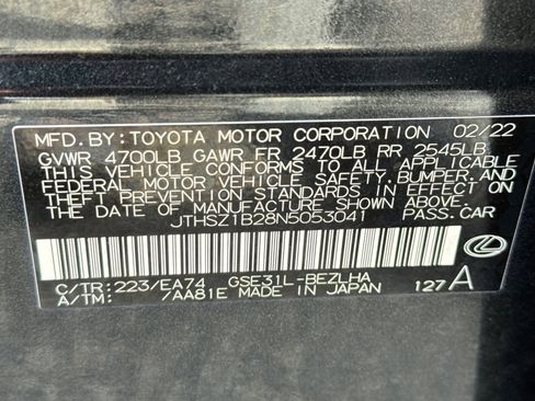 Used 2022 Lexus IS 350 F Sport w/ Dynamic Handling Package image 28