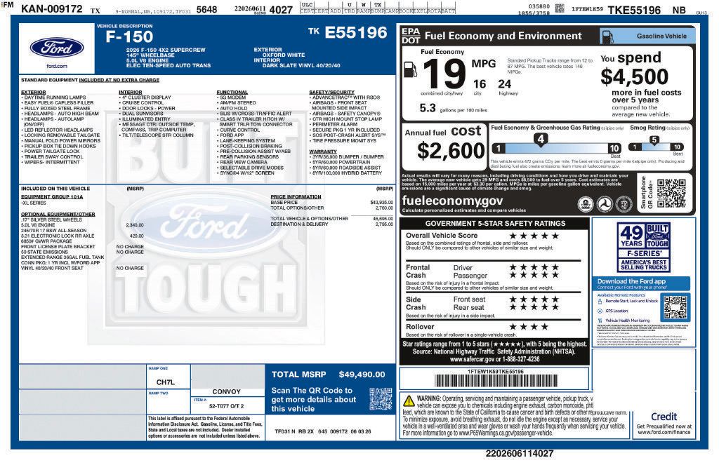 Used 2026 Ford F150 XL RWD image 4