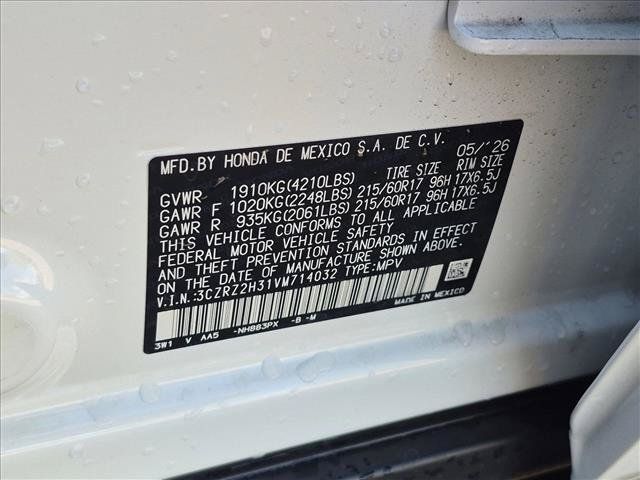 Certified 2027 Honda HR-V LX image 23