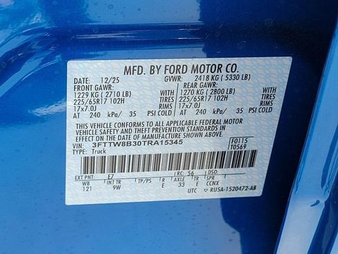 New 2026 Ford Maverick XL w/ Equipment Group 101A image 11