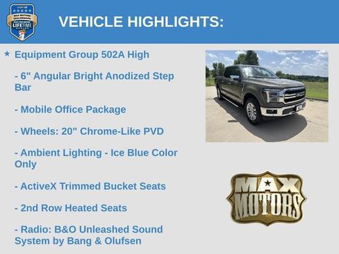 New 2026 Ford F150 Lariat w/ Equipment Group 502A High AWD/4WD image 6