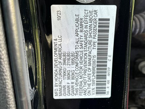 Certified 2024 Honda Civic Sport image 27