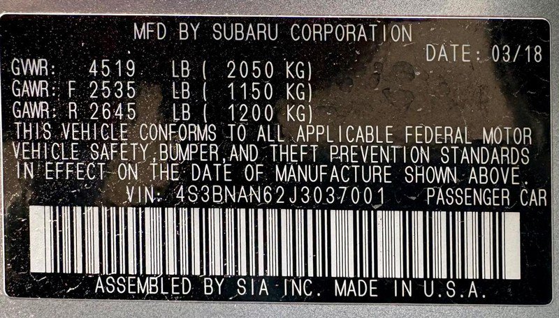 Used 2018 Subaru Legacy 2.5i Limited AWD/4WD image 32