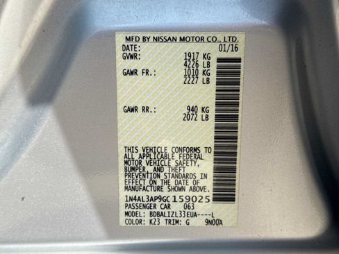 Used 2016 Nissan Altima 2.5 SV FWD image 33