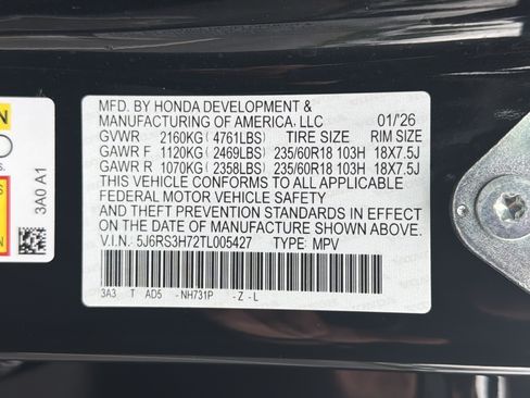 Certified 2026 Honda CR-V EX-L image 36