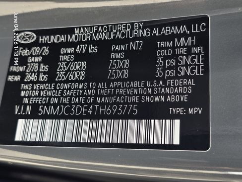 Certified 2026 Hyundai Tucson SEL FWD image 35