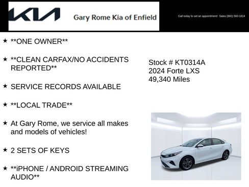 Used 2024 Kia Forte LXS FWD image 6