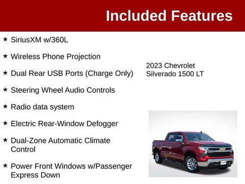 Used 2023 Chevrolet Silverado 1500 LT w/ Z71 Off-Road Package AWD/4WD image 4