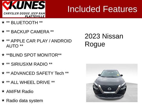 Used 2023 Nissan Rogue S image 2