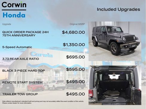 Used 2016 Jeep Wrangler Unlimited Sahara AWD/4WD image 4