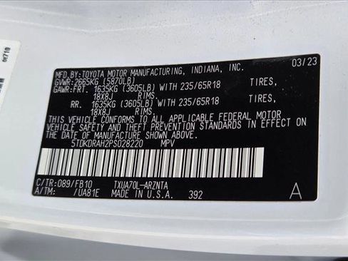 Used 2023 Toyota Highlander L image 23