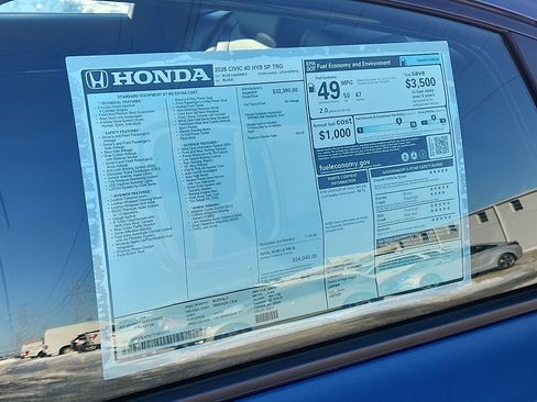 New 2026 Honda Civic Sport Touring image 19