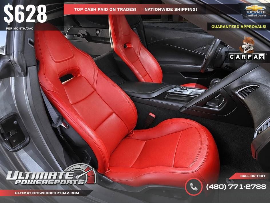 Used 2016 Chevrolet Corvette Stingray Coupe w/ Carbon Flash Badge Package RWD image 30