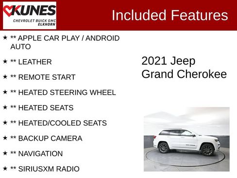 Used 2021 Jeep Grand Cherokee High Altitude AWD/4WD image 2