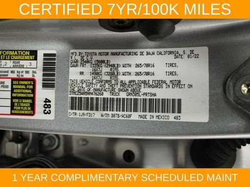 Used 2022 Toyota Tacoma TRD Off-Road w/ Technology Package AWD/4WD image 26